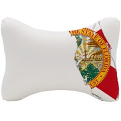 Flag Map of Florida  Seat Head Rest Cushion