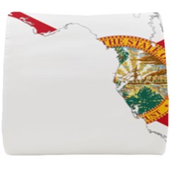 Flag Map of Florida  Seat Cushion