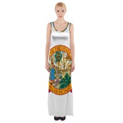 Flag Of Florida Maxi Thigh Split Dress by abbeyz71