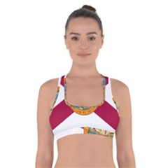 Flag Of Florida Cross Back Sports Bra by abbeyz71