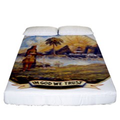 Flag Of Florida, 1868-1900 Fitted Sheet (king Size) by abbeyz71