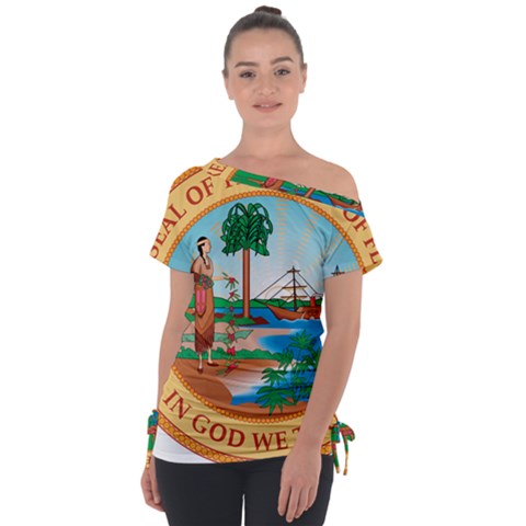 Great Seal Of Florida, 1900-1985 Tie-up Tee by abbeyz71