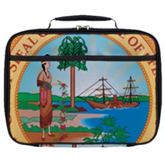 Great Seal Of Florida, 1900-1985 Full Print Lunch Bag by abbeyz71
