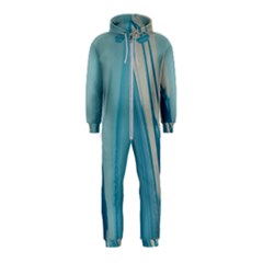 Blue Swirl Hooded Jumpsuit (kids) by WILLBIRDWELL