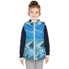 West Coast Kid s Hooded Puffer Vest by WILLBIRDWELL