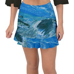 WEST COAST Fishtail Mini Chiffon Skirt
