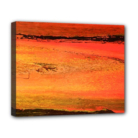 Sunset Deluxe Canvas 20  X 16  (stretched) by WILLBIRDWELL