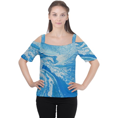 Sea Serpent Cutout Shoulder Tee by WILLBIRDWELL