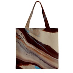 Mother Earth 2 Zipper Grocery Tote Bag by WILLBIRDWELL