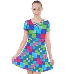 Retro Squares                                          Caught In A Web Dress by LalyLauraFLM