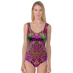 Star Of Freedom Ornate Rainfall In The Tropical Rainforest Princess Tank Leotard  by pepitasart