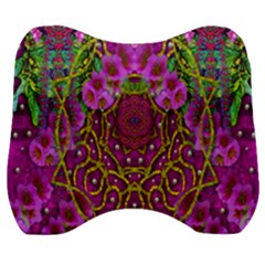 Star Of Freedom Ornate Rainfall In The Tropical Rainforest Velour Head Support Cushion