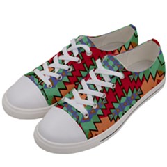 Misc Tribal Shapes                                         Women s Low Top Canvas Sneakers by LalyLauraFLM