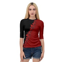 Canada Maple Leaf Quarter Sleeve Raglan Tee