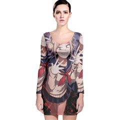 19 Long Sleeve Velvet Bodycon Dress by miuni
