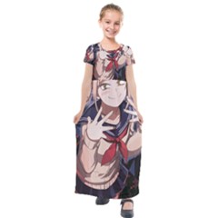 19 Kids  Short Sleeve Maxi Dress by miuni