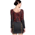 Red and black leather red lace by FlipStylez Designs Long Sleeve Bodycon Dress View2