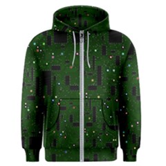 Board Conductors Circuits Men s Zipper Hoodie