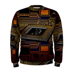 Processor Cpu Board Circuits Men s Sweatshirt