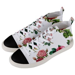 Roses 1770165 1920 Men s Mid-top Canvas Sneakers by vintage2030