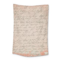 Letter Small Tapestry by vintage2030