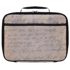 Letter Full Print Lunch Bag by vintage2030