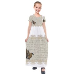 Tag Bird Kids  Short Sleeve Maxi Dress