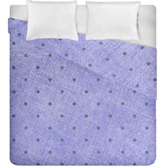 Dot Blue Duvet Cover Double Side (king Size)