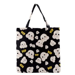 Cute Kawaii Popcorn pattern Grocery Tote Bag