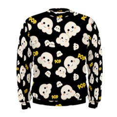 Cute Kawaii Popcorn pattern Men s Sweatshirt
