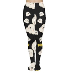 Cute Kawaii Popcorn Pattern Tights by Valentinaart