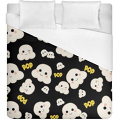 Cute Kawaii Popcorn pattern Duvet Cover (King Size)