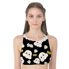Cute Kawaii Popcorn pattern Tank Bikini Top