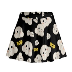 Cute Kawaii Popcorn pattern Mini Flare Skirt