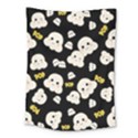 Cute Kawaii Popcorn pattern Medium Tapestry View1