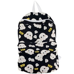 Cute Kawaii Popcorn Pattern Foldable Lightweight Backpack