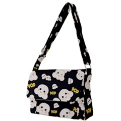 Cute Kawaii Popcorn pattern Full Print Messenger Bag