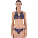 Colorful waves                                                    Perfectly Cut Out Bikini Set View1