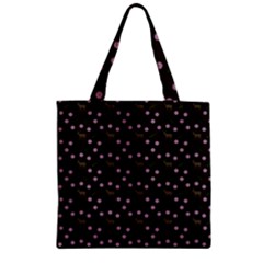 Brown Deer Trees Pattern Zipper Grocery Tote Bag