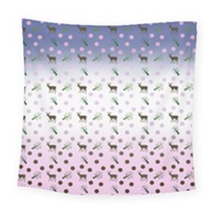 Ombre Deer Pattern Square Tapestry (large)