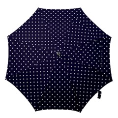 Little  Dots Navy Blue Hook Handle Umbrellas (small)