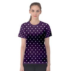 Little  Dots Purple Women s Sport Mesh Tee