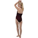 Little  Dots Maroon Go with the Flow One Piece Swimsuit View2