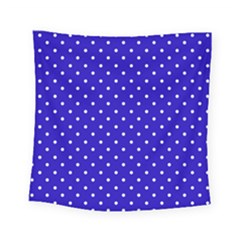 Little  Dots Royal Blue Square Tapestry (small)