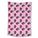 Red Roses Pink Large Tapestry View1