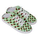 Red Roses Green Half Slippers View3