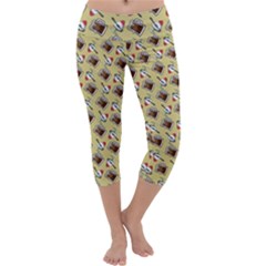 Kawaii Rootbeer Capri Yoga Leggings by snowwhitegirl