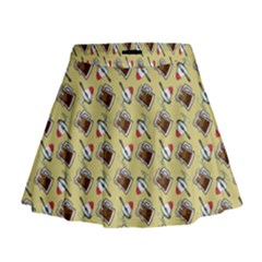 Kawaii Rootbeer Mini Flare Skirt