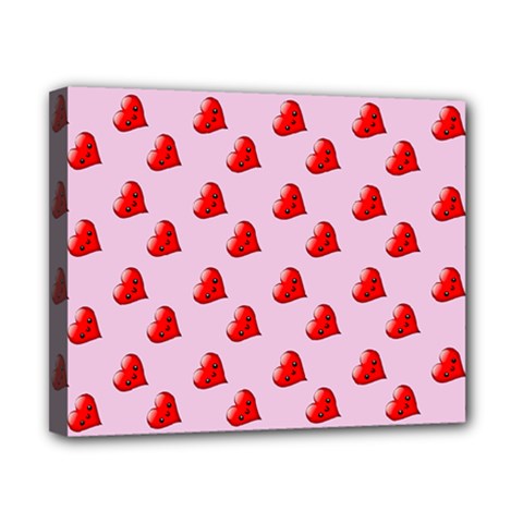 Kawai Hearts Canvas 10  X 8  (stretched)