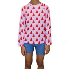 Kawai Hearts Kids  Long Sleeve Swimwear